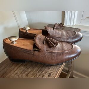 Allen Edmonds Mens 11 D Leather Tassel Loafer Dress Shoes Slip On LIKE NEW